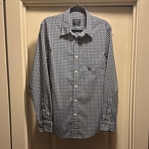 Abercrombie & Fitch Black and White Gingham Shirt